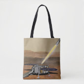 Mars Ascent Vehicle gelanceerd vanaf Mars. Tote Bag (Voorkant)