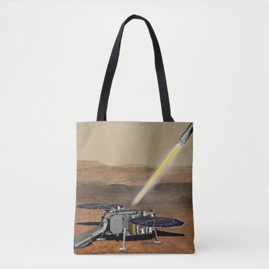 Mars Ascent Vehicle gelanceerd vanaf Mars. Tote Bag (Voorkant)