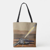 Mars Ascent Vehicle gelanceerd vanaf Mars. Tote Bag (Achterkant)