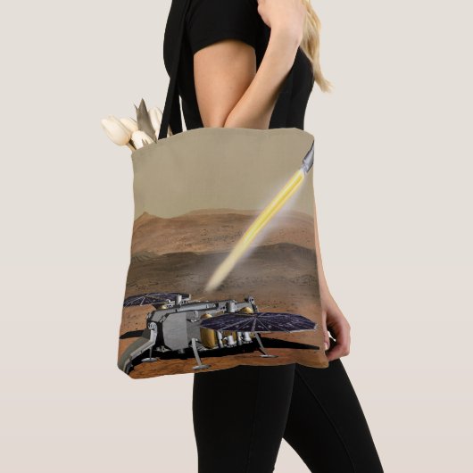 Mars Ascent Vehicle gelanceerd vanaf Mars. Tote Bag (Dichtbij)