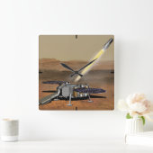 Mars Ascent Vehicle gelanceerd vanaf Mars. Vierkante Klok (Huis)