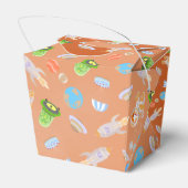 Mars astronaut jongen thema verjaardagsfeestje bedankdoosjes (Achterkant)