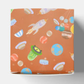 Mars astronaut jongen thema verjaardagsfeestje bedankdoosjes (Bovenkant)