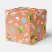 Mars astronaut jongen thema verjaardagsfeestje bedankdoosjes (Achterkant)