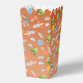 Mars astronaut jongen thema verjaardagsfeestje bedankdoosjes (Achterkant)