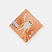 Mars astronaut jongen thema verjaardagsfeestje servet (Hoek)