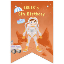 Mars astronaut jongen thema verjaardagsfeestje