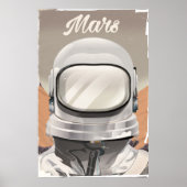  Mars Astronaut Poster (Voorkant)