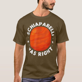 Mars Astronomie Science Space Edeining T-shirt