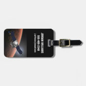 Mars atmosfeer en vluchtige evolutie missie. bagagelabel (Voorkant horizontaal)