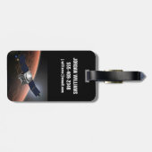 Mars atmosfeer en vluchtige evolutie missie. bagagelabel (Achterkant horizontaal)