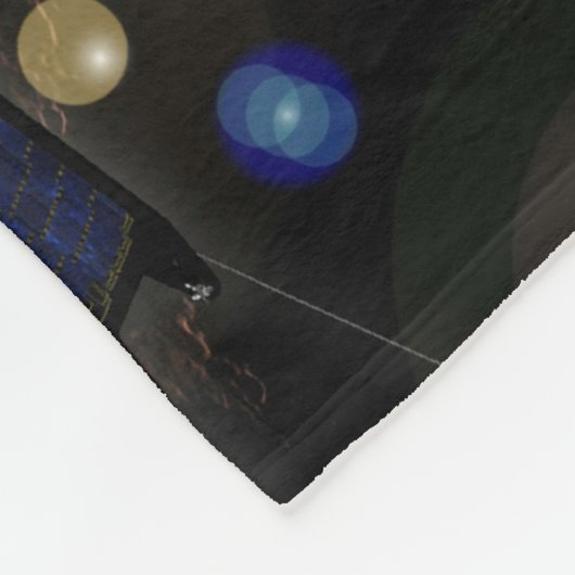 Mars atmosfeer en vluchtige evolutie missie. fleece deken (Hoek)