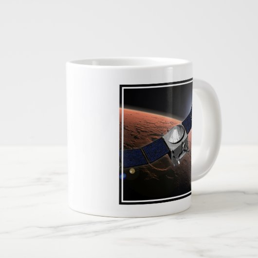 Mars atmosfeer en vluchtige evolutie missie. grote koffiekop (Voorkant rechts)