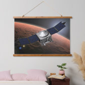 Mars atmosfeer en vluchtige evolutie missie. hangend wandkleed (Slaapkamer)