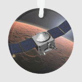 Mars atmosfeer en vluchtige evolutie missie. ornament (achterkant)