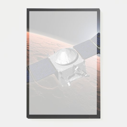 Mars atmosfeer en vluchtige evolutie missie. post-it® notes (Voorkant)