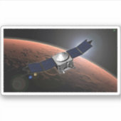 Mars atmosfeer en vluchtige evolutie missie. sticker (Voorkant)