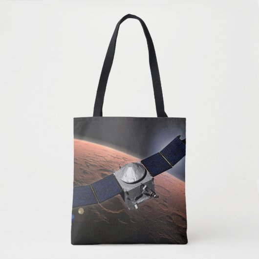 Mars atmosfeer en vluchtige evolutie missie. tote bag (Voorkant)