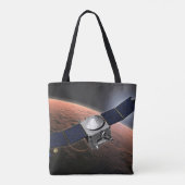 Mars atmosfeer en vluchtige evolutie missie. tote bag (Achterkant)
