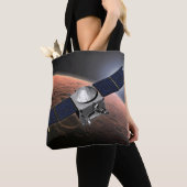 Mars atmosfeer en vluchtige evolutie missie. tote bag (Dichtbij)