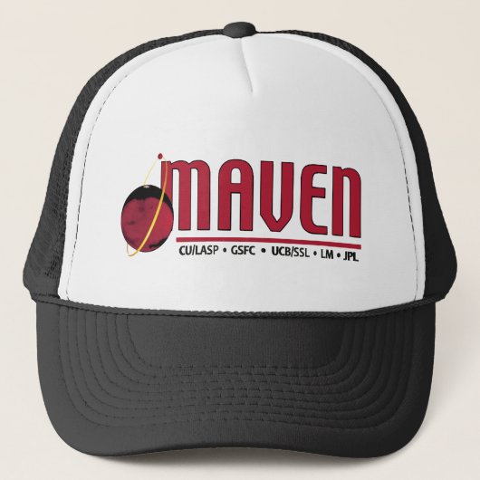 Mars-atmosfeer en vluchtige EvolutioN (MAVEN) Trucker Pet (Voorkant)