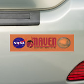Mars Atmosphere and Volatile EvolutioN (MAVEN) Bumpersticker (Op auto)