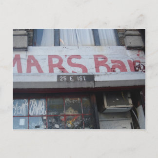 MARS BAR BRIEFKAART