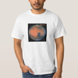 Mars bol door Hubble en NASA T-shirt