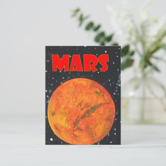 Mars Briefkaart (Staand voorkant)