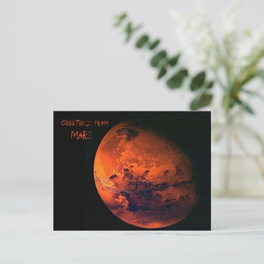 Mars Briefkaart (Staand voorkant)