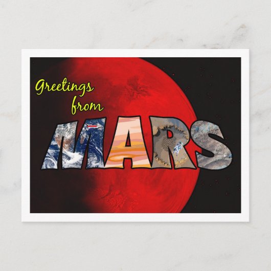 MARS BRIEFKAART (Voorkant)
