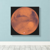 Mars Canvas Afdruk (Insitu (Houten vloer))