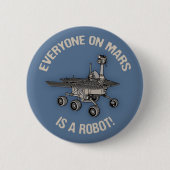 Mars Census Ronde Button 5,7 Cm (Voorkant)