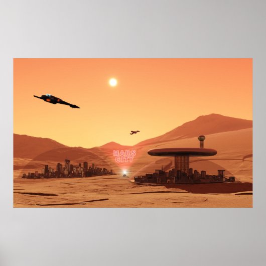 Mars City Poster (Voorkant)