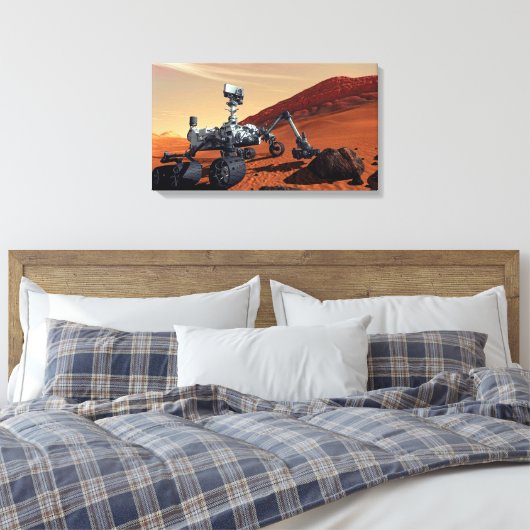Mars Curiosity Rover Canvas Afdruk (Insitu (Slaapkamer))