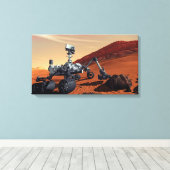 Mars Curiosity Rover Canvas Afdruk (Insitu (Houten vloer))