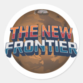 MARS DE NIEUWE GRENS RONDE STICKER
