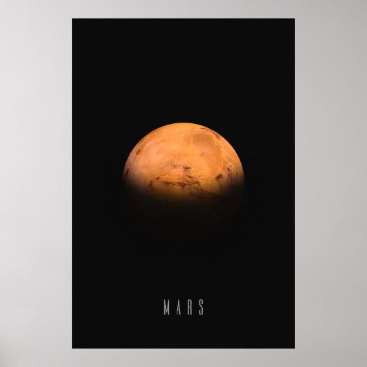 Mars - De Rode Planeet en de volgende grens van de Poster (Voorkant)