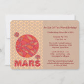 Mars De Rode Planeet Ruimte Geek Zonnestelsel Fun Kaart (Voorkant)