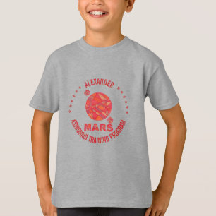 Mars De Rode Planeet Ruimte Geek Zonnestelsel Fun T-shirt