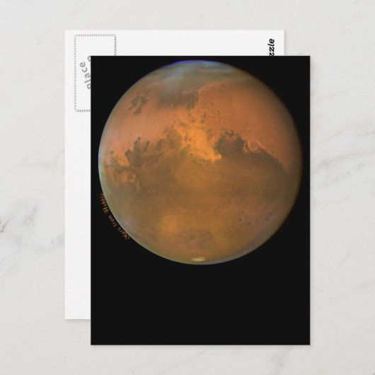 Mars de Rode Planet op kaarten en Briefkaarten (Voorkant / Achterkant)