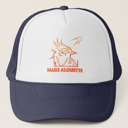Mars Donkerblauwe louette Trucker Pet (Voorkant)