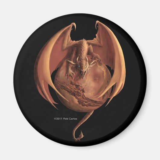 Mars Dragon Magnet (Voorkant)