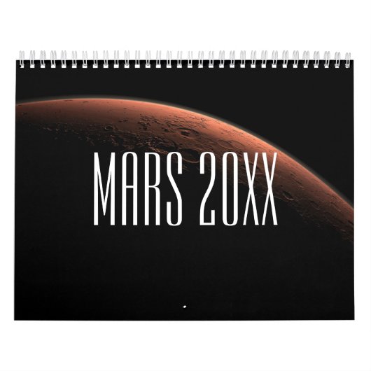 Mars en Mars ruimtevaartuig Kalender (Hoes)