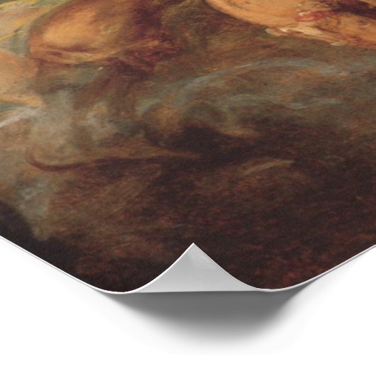 Mars en Rhea Silvia Poster (Hoek)