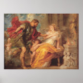 Mars en Rhea Silvia Poster (Voorkant)