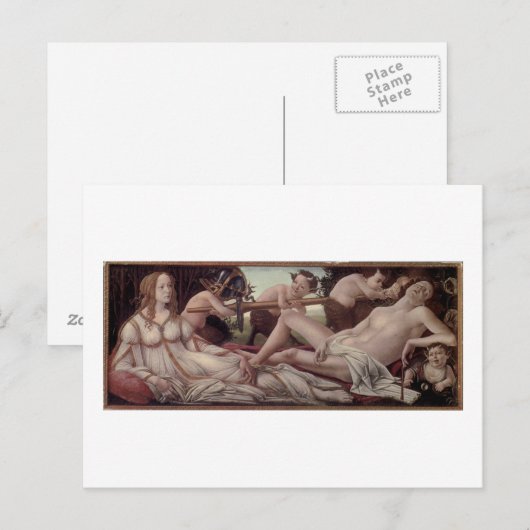 Mars en Venus Briefkaart (Voorkant / Achterkant)