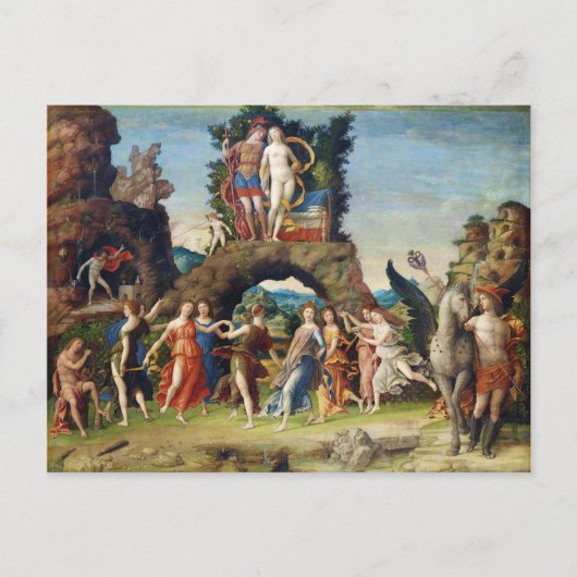 Mars en Venus La Parnasse door Andrea Mantegna Briefkaart (Voorkant)