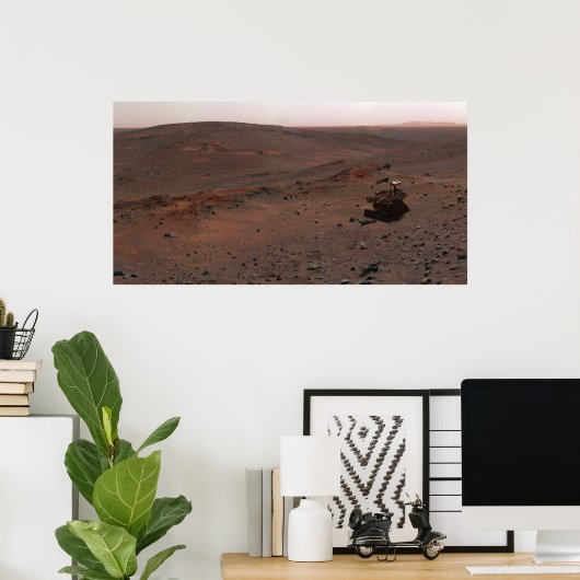 Mars Exploratie Rover Spirit Poster (Thuiskantoor)