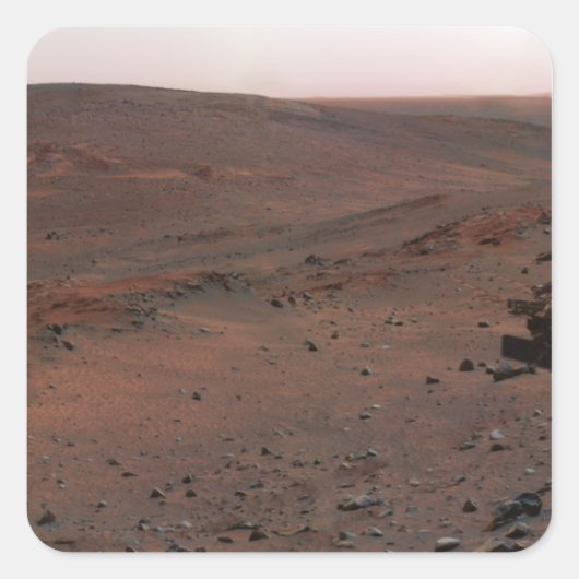 Mars Exploratie Rover Spirit Vierkante Sticker (Voorkant)